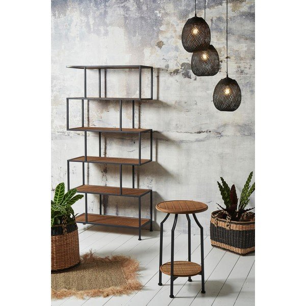 Melna piekaramā lampa 40x40 cm Elme – Côté Table-image-1