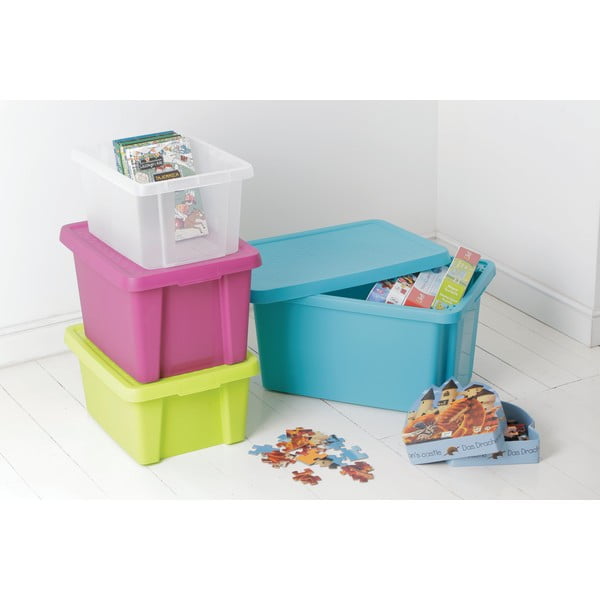 Uzglabāšanas kaste ar vāku Curver Essentials, 45 l-image-2