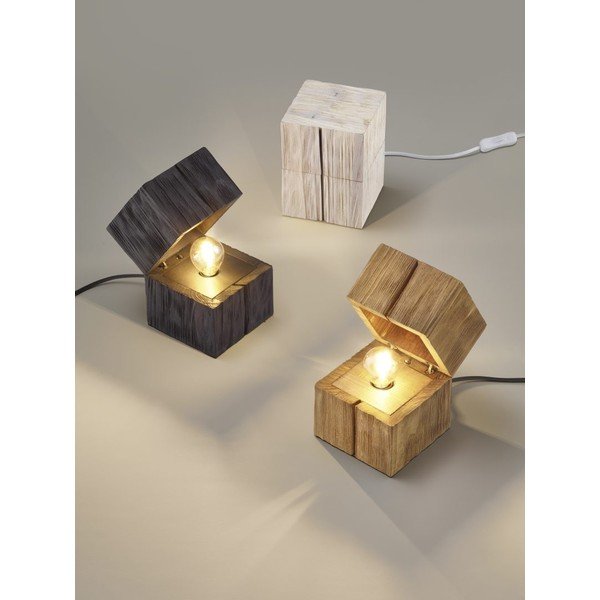 Brūna galda lampa (augstums 16 cm) Treasure – Trio-image-1