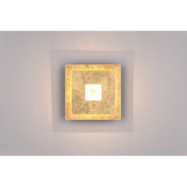 Zelta krāsas LED sienas lampa Leano – Trio-image-2