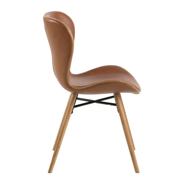 Brūni/dabīga toņa pusdienu krēsli (2 gab.) Batilda – Actona-image-4