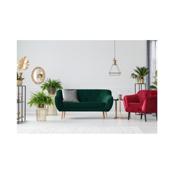 Zaļš divvietīgs dīvāns Mazzini Sofas Amelie-image-2