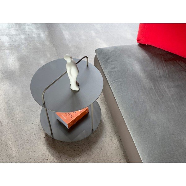 Metāla apaļš dārza sānu galdiņš ø 45 cm Plip – Ezeis-image-2