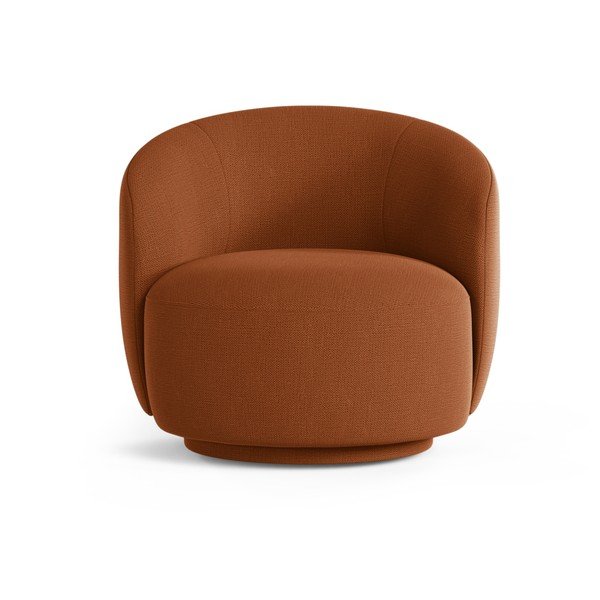 Ķieģeļu sarkans grozāms atpūtas krēsls Letizia – Micadoni -image-1