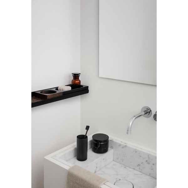 Melns metāla vannas istabas plaukts Blomus, garums 51 cm-image-1