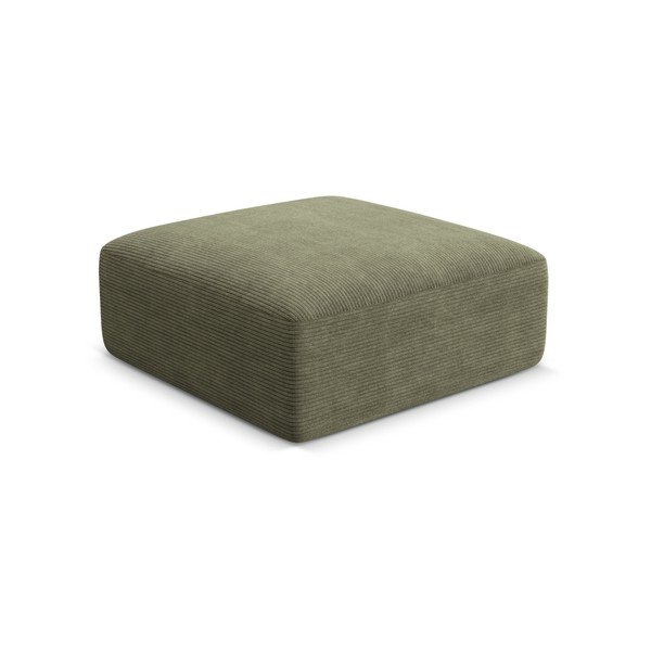 Zaļš velveta kāju soliņš Campi – Cosmopolitan Design