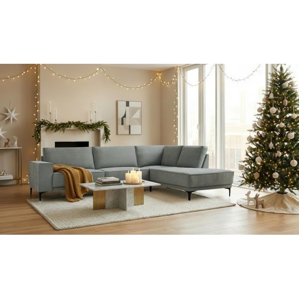 Tumši pelēks stūra dīvāns (ar labo stūri) Copenhagen – Scandic-image-2