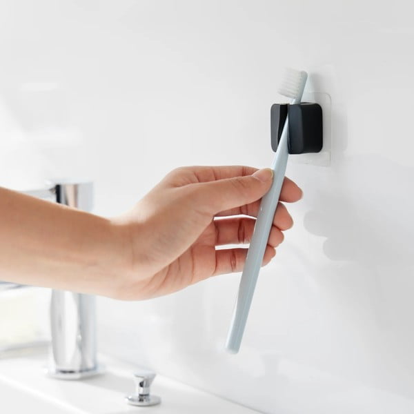 Melni silikona daudzfunkcionāli turētāji (2 gab.) Film Hook – YAMAZAKI-image-3