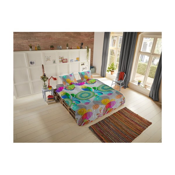 Kokvilnas gultasveļa HIP Xandine, 140 x 200 cm-image-1