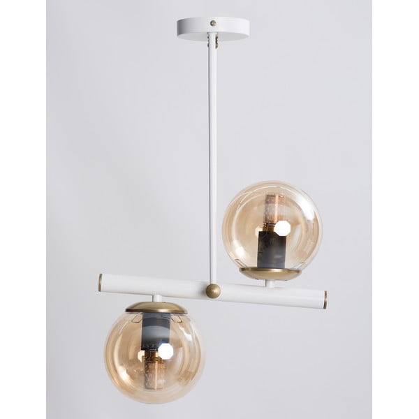 Piekaramā lampa ar stikla abažūru ø 15 cm Libra – Squid Lighting-image-1