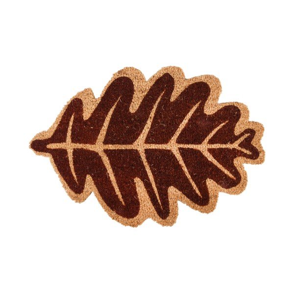 Kokosa paklājs ozola lapas formā Esschert Design