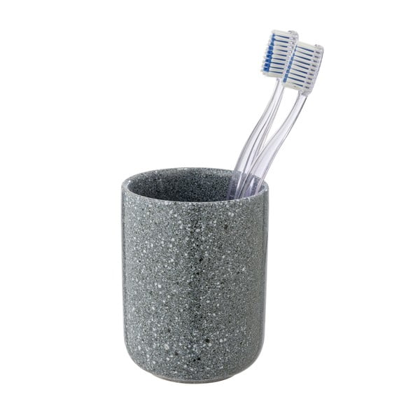 Pelēks keramikas trauks zobu birstei Noto – Wenko-image-1