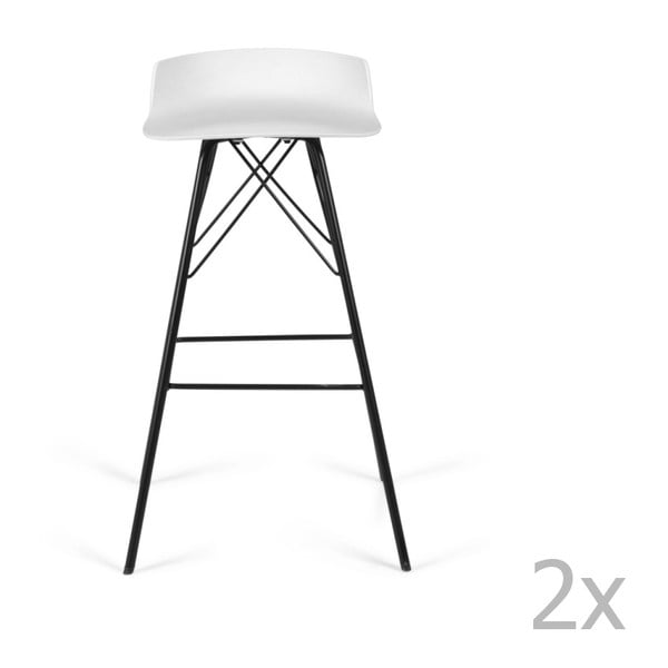 2 baltu bāra krēslu komplekts Tenzo Tori-image-1