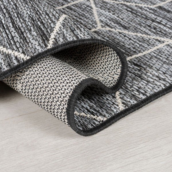 Pelēks āra paklājs 170x120 cm Napoli – Flair Rugs-image-3