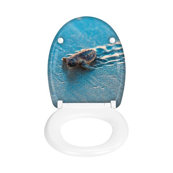 Tualetes poda sēdeklis ar automātisku aizvēršanos 37,5 x 41,5 cm Caretta – Wenko-image-1