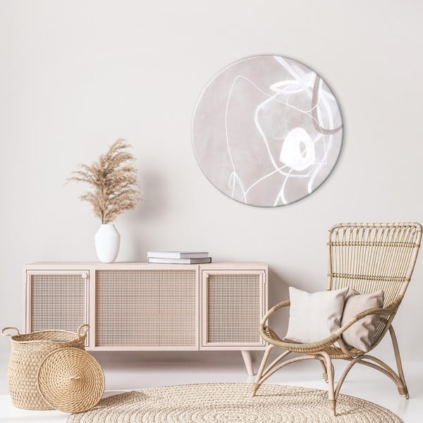 Glezna ø 70 cm Fine Line – Malerifabrikken-image-1