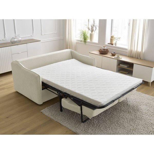 Bēšs dīvāns gulēšanai/salokāms 178 cm Lenny – Bobochic Paris-image-1