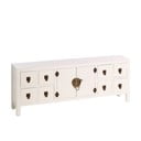 Balta zema kumode 130x50,5 cm Oriente – Ixia