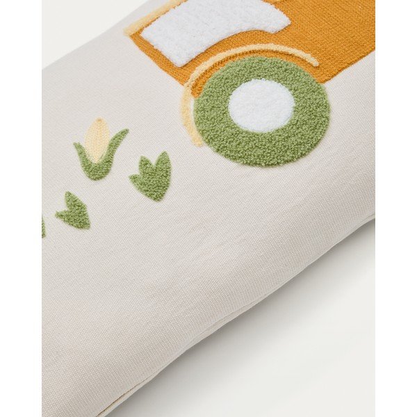 Kokvilnas bērnu spilvendrāna 30x50 cm Pecky – Kave Home-image-2