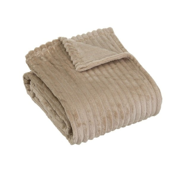 Brūns mikroplīša pleds 130x160 cm Fur Velvet – Casa Selección