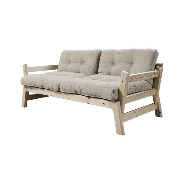 Izvelkamais dīvāns Karup Design Step Natural Clear/Linen Beige-image-3