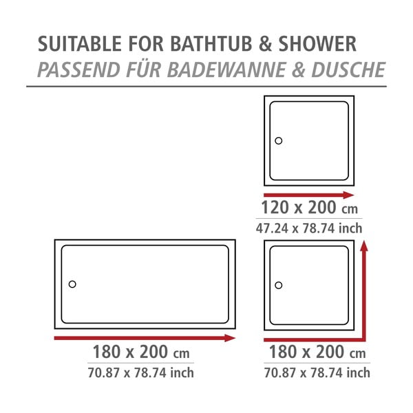 Dušas aizkars 180x200 cm Rollin'Art Ocean Life – Wenko-image-2