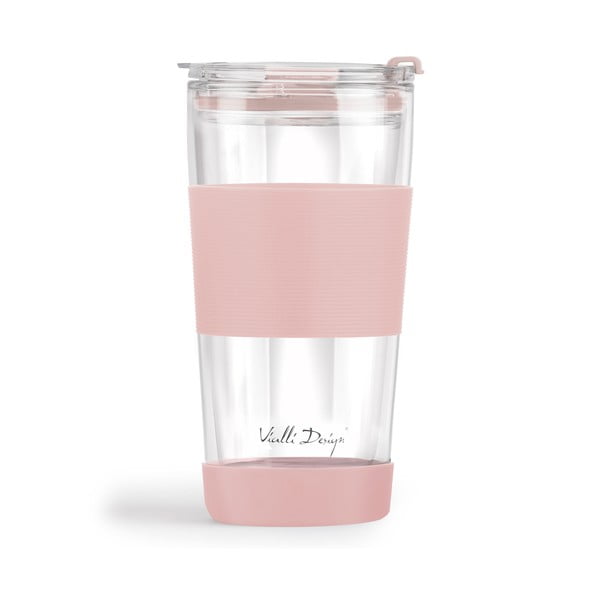 Rozā termokrūze 600 ml Fuori – Vialli Design