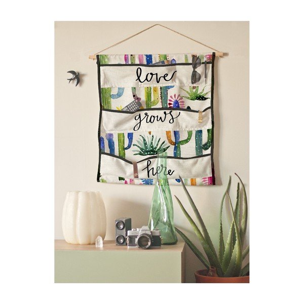 Sienas organizators ar kabatām Surdic Love Grows-image-1