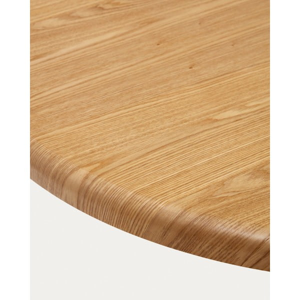 Ēdamgalds ar oškoka imitāciju 105x220 cm Mailen – Kave Home-image-3