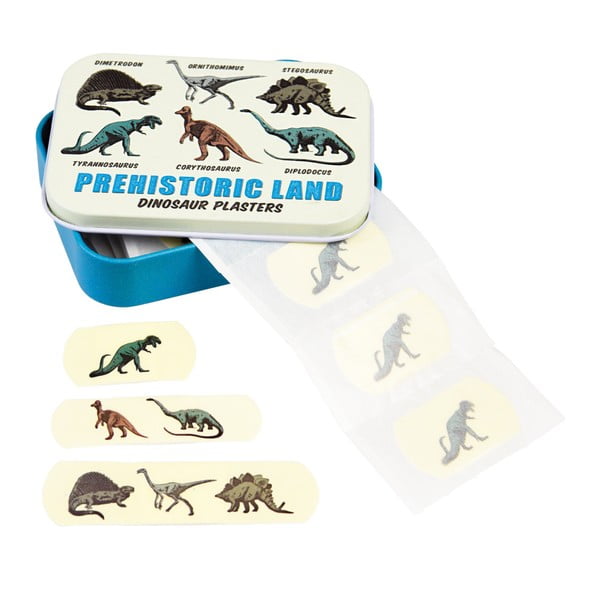 Plāksteru komplekts kastītē Rex London Prehistoric Land