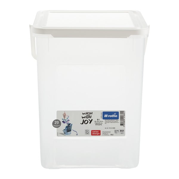 Plastmasas uzglabāšanas kaste ar vāku – Rotho-image-2