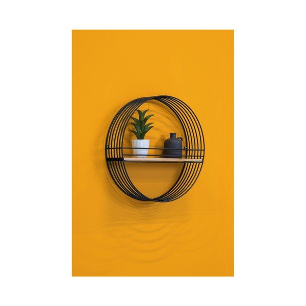 Melns sienas plaukts Leitmotiv Round-image-2