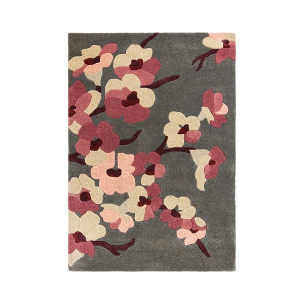 Paklāji Flair paklāji Blossom Charcoal Pink, 160 x 230 cm