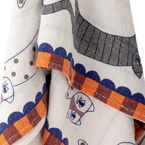 Pleds no kokvilnas maisījuma 130x155 cm Missy – Bloomingville-image-4