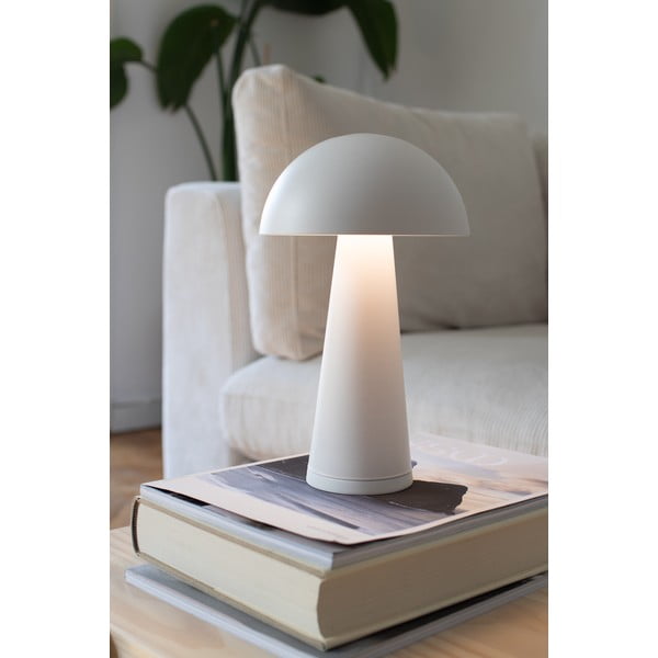 Balta LED galda lampa (augstums 26,5 cm) Fungi – Markslöjd-image-3