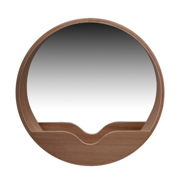 Sienas spogulis ar uzglabāšanas vietu Zuiver Round Wall, ⌀ 40 cm-image-1