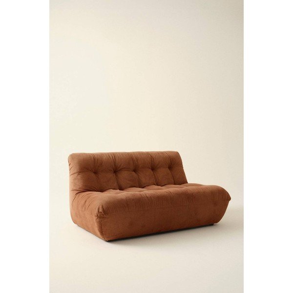 Brūns velveta dīvāns 145 cm Kelso – Jotex-image-1