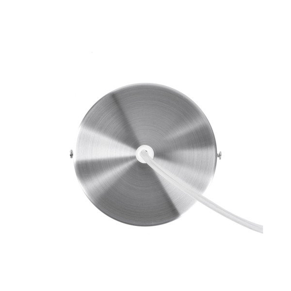 Balta piekaramā lampa ar sudraba detaļām Leitmotiv Refine, ⌀ 33 cm-image-2
