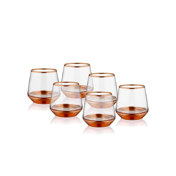 6 glāžu komplekts Mia Glam Bronze, 257 ml-image-1
