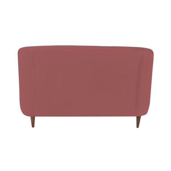 Rozā un sarkans dīvāns Kooko Home Love, 125 cm-image-3