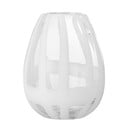 Balta stikla rokām darināta vāze (augstums 18 cm) Cosmin – Bloomingville