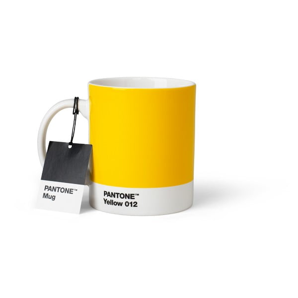 Dzeltena keramikas krūze 375 ml Yellow 012 – Pantone-image-1