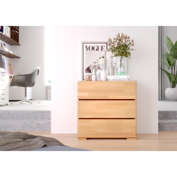 Kumode no dižskābarža koka Skandica Sandemo, 80 x 81 cm-image-1