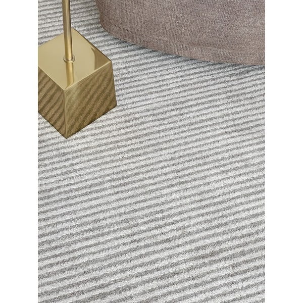 Krēmkrāsas vilnas paklājs 160x240 cm Calisia M Ribs – Agnella-image-2