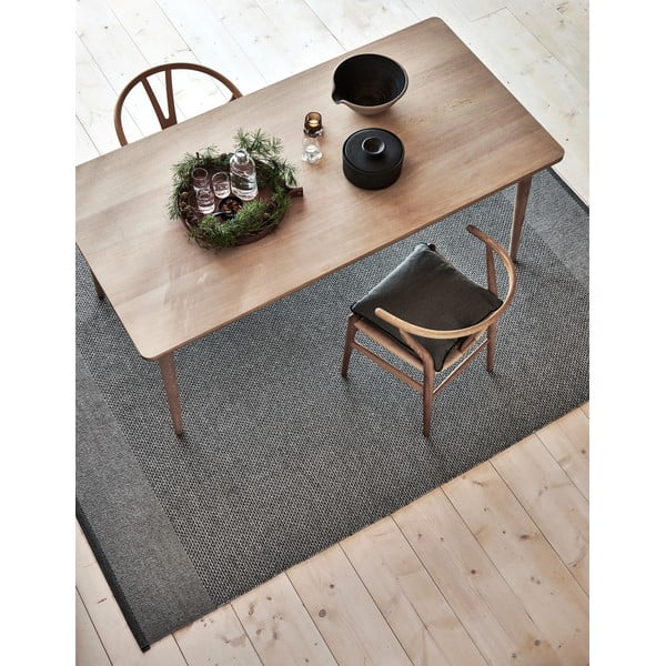 Antracīta pelēks iekštelpu un āra paklājs 85x160 cm Edit Charcoal – Pappelina-image-3