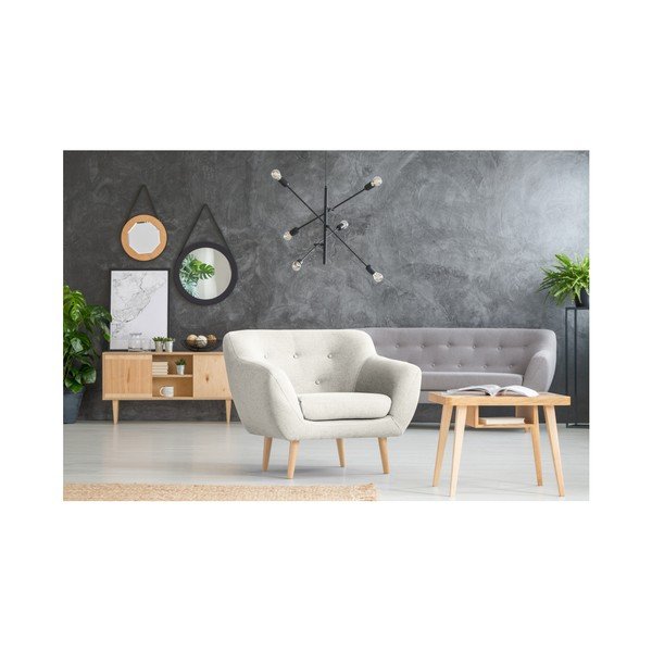 Krēmkrēsls ar gaišām kājām Mazzini Sofas Sicile-image-4