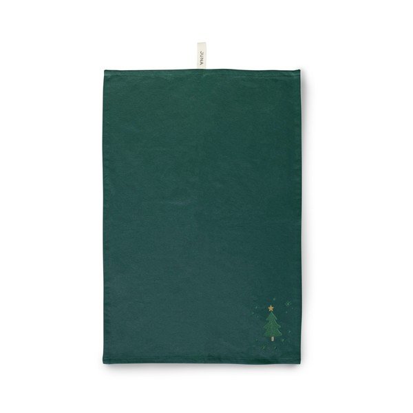 Trauku dvielis ar Ziemassvētku motīvu no kokvilnas maisījuma 50x70 cm Christmas Fable – JUNA
