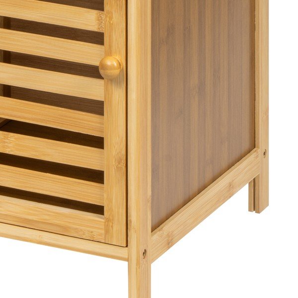 Dabīga toņa bambusa vannas istabas plaukts 35x140 cm Auren – Bonami Essentials-image-4