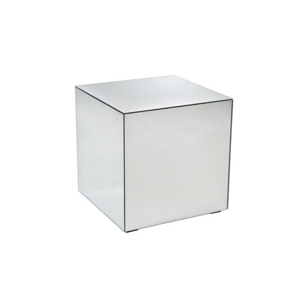 Stikla sānu galdiņš 45,5x45,5 cm Cube – Ellos Home