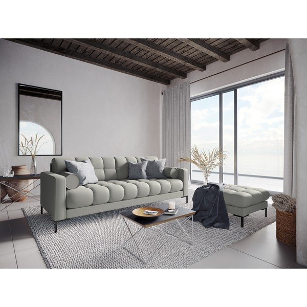 Gaiši pelēks kāju soliņš Cosmopolitan Design Bali, 60 cm-image-4